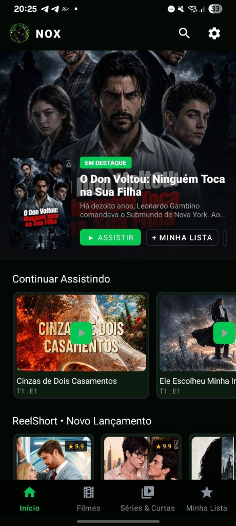 App NOX ReelsShorts